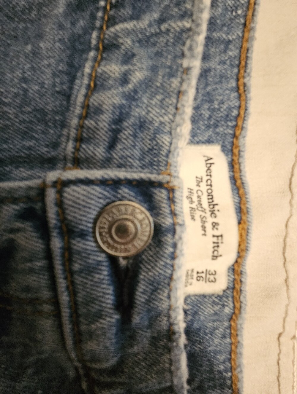 High Rise Cutoff Shorts - Picture 3 of 3